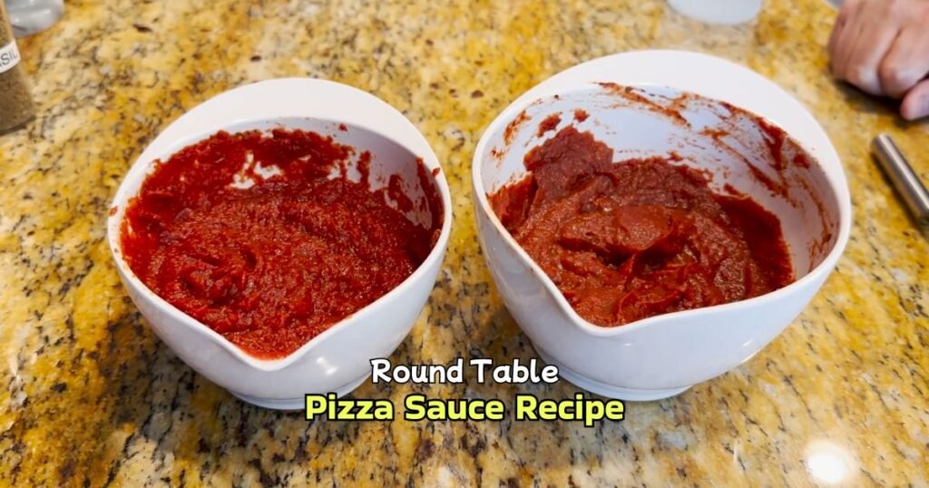 Round Table Pizza Sauce Recipe