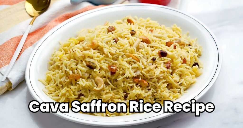 Cava Saffron Rice Recipe