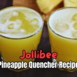 Jollibee Pineapple Quencher Recipe