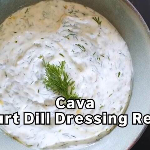 Cava Yogurt Dill Dressing Recipe