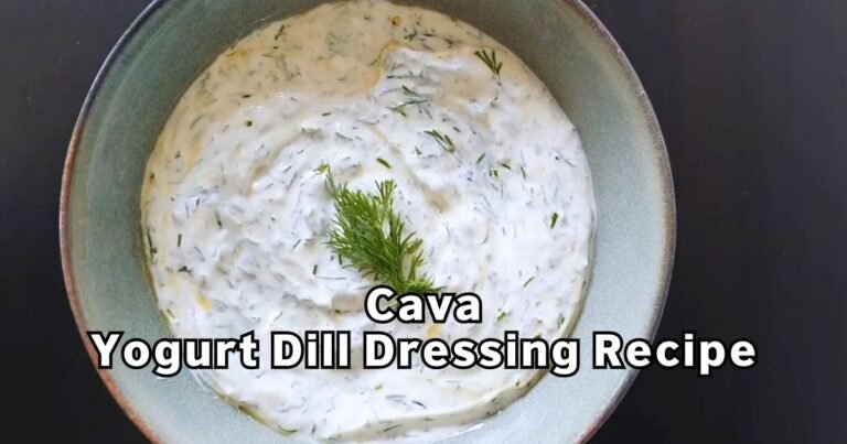 Cava Yogurt Dill Dressing Recipe