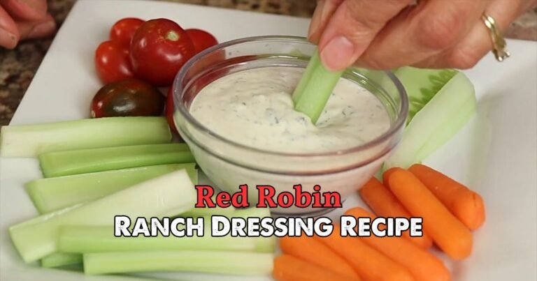 Red Robin Ranch Dressing Recipe