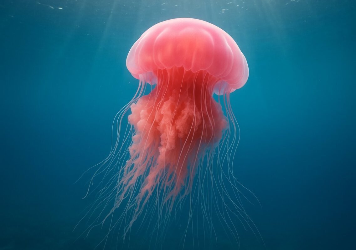 pink meanie jellyfish